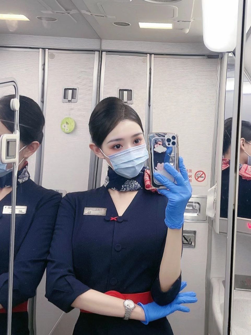 上海外围东航在飞空姐