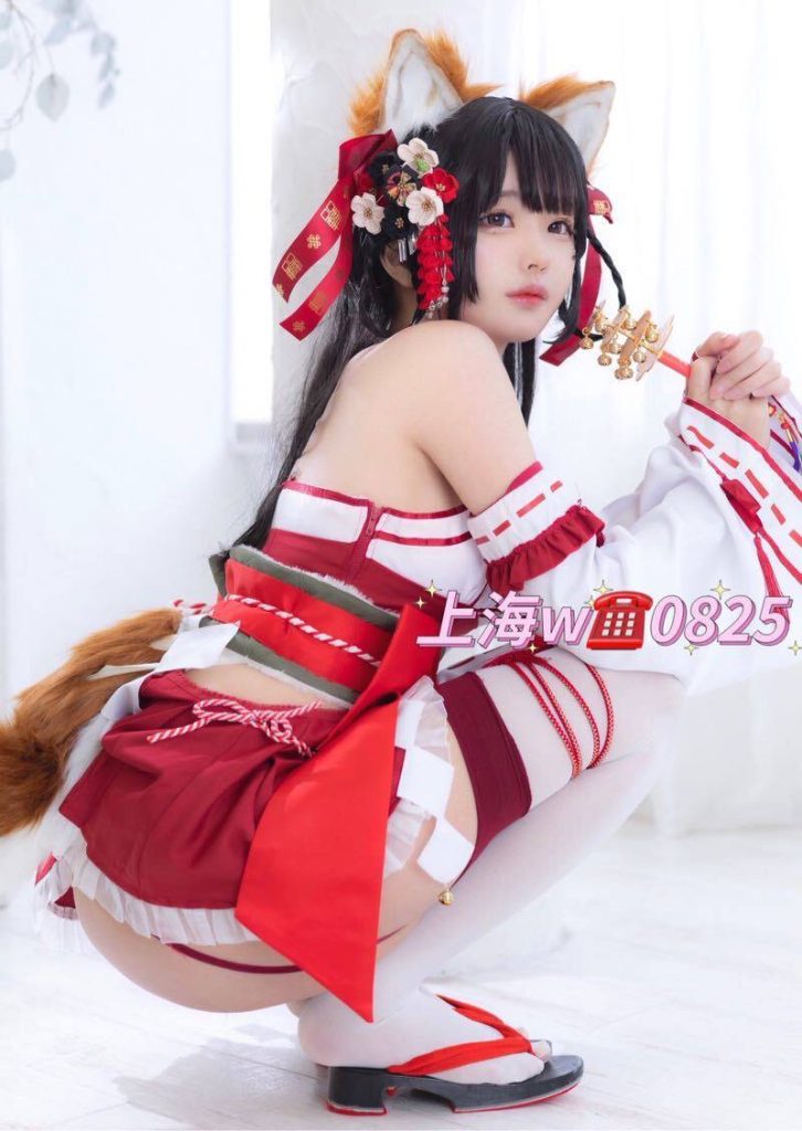 上海外围 静安极品白虎coser 天然大F
